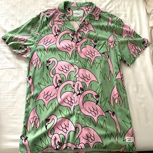 Duvin Flamingo ButtonUp Shirt